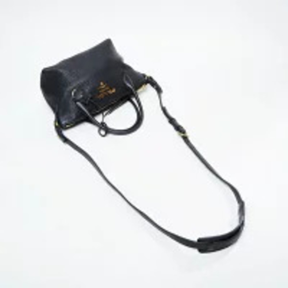 Prada Leather Shoulder Bag Black - Picture 10 of 13
